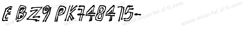 E Bz9 pk748415字体转换